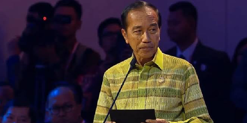 Presiden Jokowi Sambut Delegasi IAF II dan HLF MSP dalam Welcoming Dinner