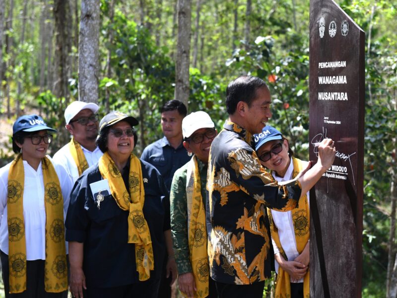 Wanagama Nusantara di IKN Bukti Komitmen Presiden Jokowi Jaga Kelestarian Lingkungan