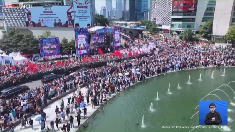 Gelar Pesta Rakyat Sambut Presiden Baru Untuk Harapan Indonesia Maju