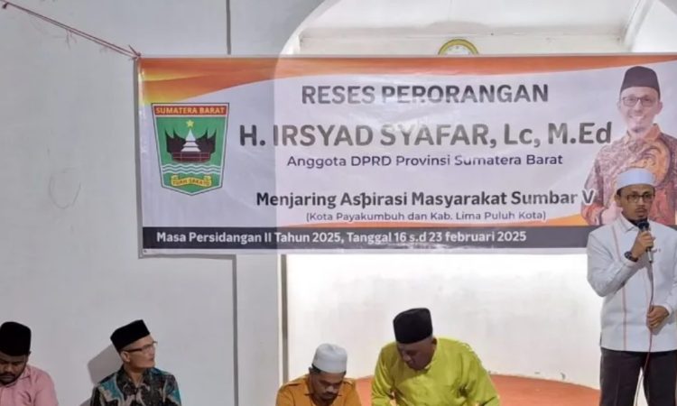 Langkah Terbuka Anggota DPRD Sumbar Irsyad Safar Serap Aspirasi Warga Sungai Beringin Saat Masa Reses