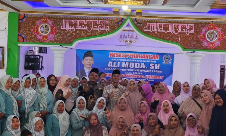 Anggota DPRD Sumbar Ali Muda Gelar Reses Serap Aspirasi Majelis Taklim di Pasaman Barat