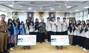 Terima Audiensi KM MPM Universitas Adzkia, Muhidi Berbagi Ilmu