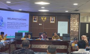 Terima Audiensi Forum Komunikasi Sekolah Swasta se-Sumbar, Evi Yandri Sampaikan Ini
