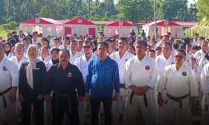Evi Yandri Menyelenggarakan Kegiatan Karate-ka Ikuti Gashuku dan Ujian Kyu 2025