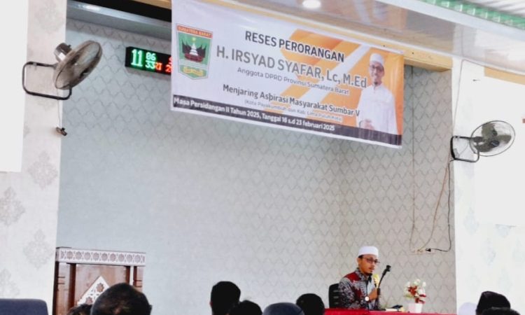 Anggota DPRD Sumbar Irsyad Safar Serap Aspirasi Masyarakat Mengenai Dukungan UMKM dan Pendidikan di Payakumbuh dan Limapuluh Kota