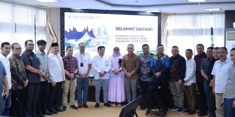 DPRD Solok Selatan Laksanakan Kunker ke DPRD Sumbar, Guna Bahas Ranperda Tata Cara Penyusunan Program Legislasi Daerah
