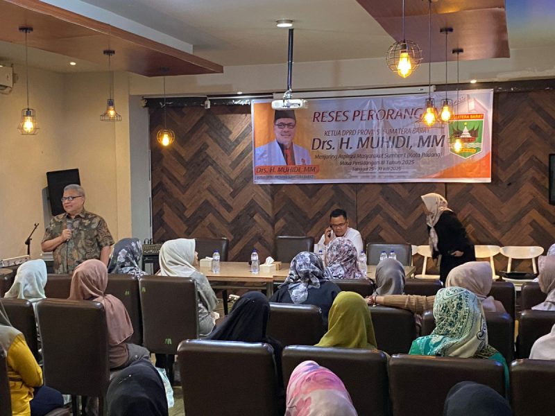 Ketua DPRD Sumbar Muhidi Serap Aspirasi UMKM dalam Reses Perorangan di Kota Padang